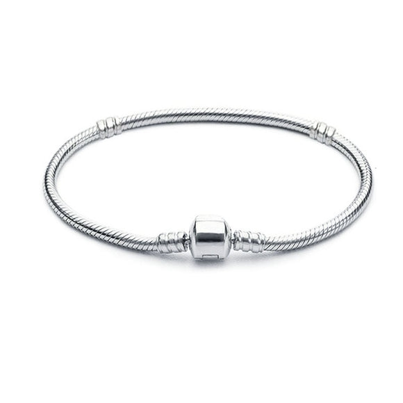 Silver Bracelet Jewelry Berloque Valentine's Day Mary Poppins Bijoux Sieraden